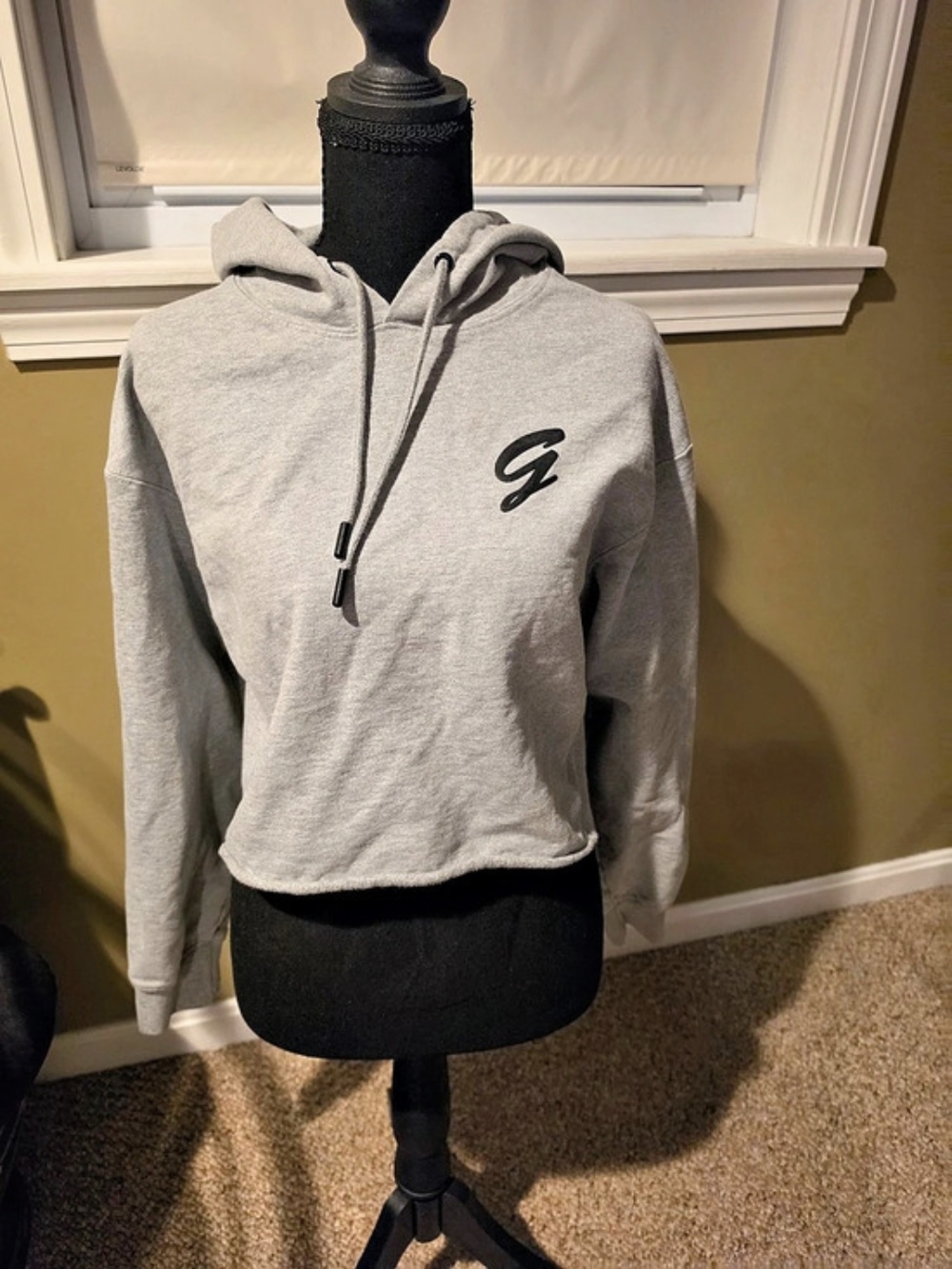 GUESS Gray Hoodie Size Medium Like New